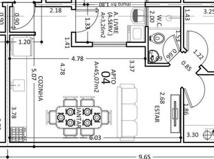 Apartamento em Jardim Bela Vista, Santo André/SP de 56m² 2 quartos à venda por R$ 319.000,00