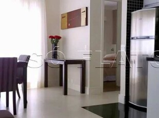 Flat no La Residence Itaim com 02 dormitórios no Itaim Bibi disponível para locação imedia
