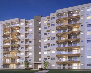 Jardim de Aruana - Apto de 2/4 + Piso laminado e varanda em vidro + ITBI e Cartorio Gratis