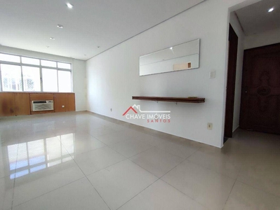 Apartamento em Aparecida, Santos/SP de 95m² 2 quartos para locação R$ 3.500,00/mes