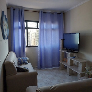 Apartamento em Vila Guilhermina, Praia Grande/SP de 55m² 1 quartos para locação R$ 1.950,00/mes