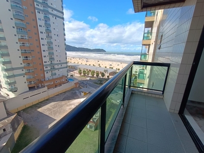 Apartamento em Vila Guilhermina, Praia Grande/SP de 61m² 1 quartos para locação R$ 2.250,00/mes