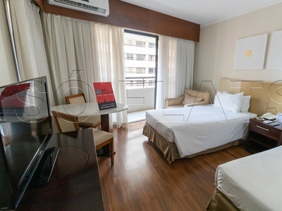 Flat em Paraíso, São Paulo/SP de 30m² 1 quartos para locação R$ 3.200,00/mes