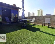 Cobertura com 2 dormitórios à venda, 130 m² por R$ 549.000 - Vila Valparaíso - Santo André