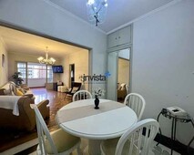 Comprar apartamento de 2 dormitórios vista mar no Embaré em Santos