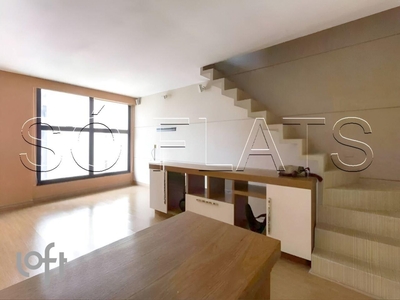 Apartamento à venda em Itaim Bibi com 90 m², 1 quarto, 1 suíte, 2 vagas