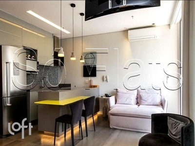 Apartamento à venda em Vila Olímpia com 65 m², 1 quarto, 1 suíte, 1 vaga