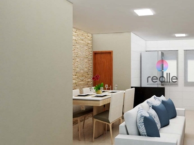 Apartamento em Caiçaras, Belo Horizonte/MG de 45m² 2 quartos à venda por R$ 384.000,00