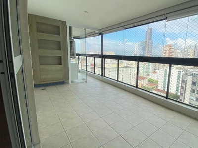 Apartamento em Campo Grande, Santos/SP de 120m² 2 quartos para locação R$ 6.500,00/mes