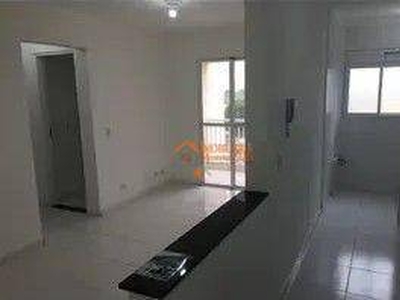Apartamento em Cidade Jardim Cumbica, Guarulhos/SP de 54m² 2 quartos para locação R$ 1.560,00/mes