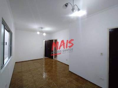 Apartamento em Embaré, Santos/SP de 70m² 2 quartos para locação R$ 2.100,00/mes