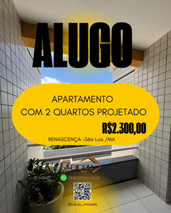 Apartamento em Jardim Renascença, São Luís/MA de 60m² 2 quartos para locação R$ 2.300,00/mes