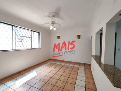 Apartamento em Marapé, Santos/SP de 88m² 2 quartos para locação R$ 2.500,00/mes