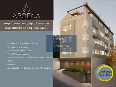Apartamento em Medicina, Pouso Alegre/MG de 74m² 3 quartos à venda por R$ 494.000,00