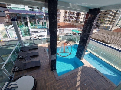 Apartamento em Vila Tupi, Praia Grande/SP de 74m² 2 quartos à venda por R$ 439.000,00