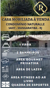 Casa em Sahy, Mangaratiba/RJ de 51m² 2 quartos à venda por R$ 290.000,00 ou para locação R$ 2.000,00/mes