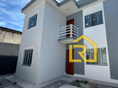 Casa em Village Rio Das Ostras, Rio das Ostras/RJ de 90m² 3 quartos à venda por R$ 369.000,00