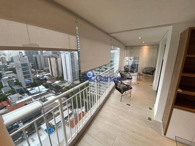 Flat em Vila Nova Conceição, São Paulo/SP de 80m² 1 quartos à venda por R$ 2.698.000,00 ou para locação R$ 10.700,00/mes
