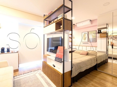 Studio em Liberdade, São Paulo/SP de 30m² 1 quartos para locação R$ 3.089,00/mes