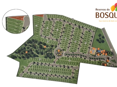 Terreno em Condomínio Reservas Do Bosque, Bady Bassitt/SP de 10m² à venda por R$ 380.704,00