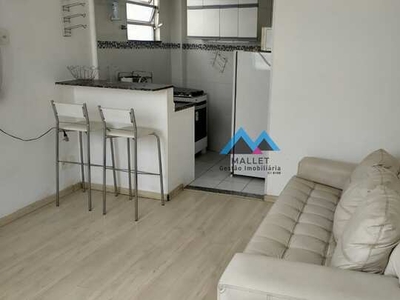 Apartamento de 1 quarto, 40 m², todo mobiliado, para alugar na Rua Dois de Dezembro, Flame