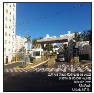 Apartamento em Condominio Mirante Sul, Ribeirao Preto/SP de 50m² 2 quartos à venda por R$ 142.527,00