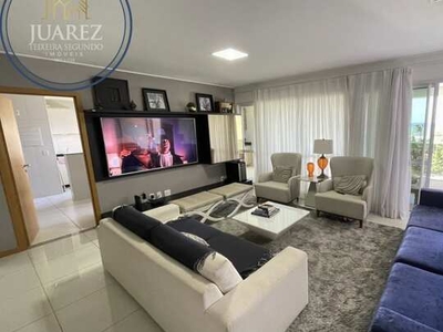 Apartamento Hemisphere 360 com 3 suítes com sala ampliada e vista mar finamente decorado e