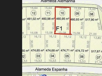 Lote em localização privilegiada na Cidade Alpha com 460,95m²