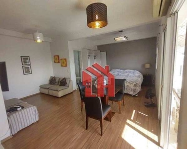Apartamento com 1 dormitório para alugar, 47 m² por R$ 3.800,00/mês - Boqueirão - Santos/S