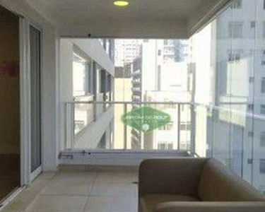 Apartamento semi mobiliado para alugar na Consolação, 43 m² por R$ 2.800/mês - São Paulo