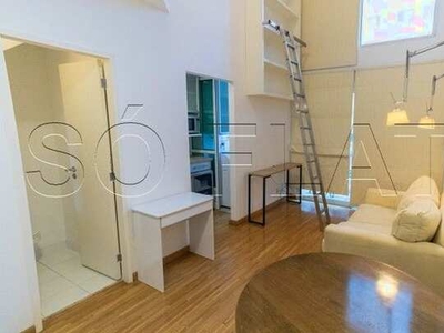 Flat para aluguel tem 50m² com 1 quarto em Vila Nova Conceição - São Paulo - SP