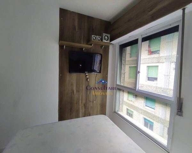 Kitnet para alugar, 26 m² por R$ 1.800/mês - Aparecida - Santos/SP
