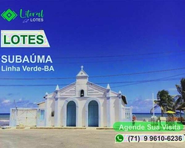 Lote/Terreno 300 m² Subaúma - Entre Rios - BA, Linha Verde , Lado da Praia