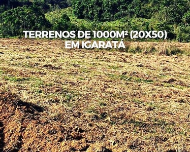 Lote/Terreno para venda com 1000 metros quadrados em Recanto das Águas - Igaratá - SP