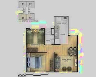 Residencial Estação das Fontes - Apartamentos c/ Sinal R$ 500,00
