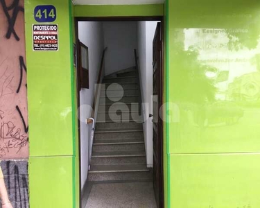 Sala comercial 90m², sobreloja, com 4 salas, 2 banheiros no Centro de Santo André