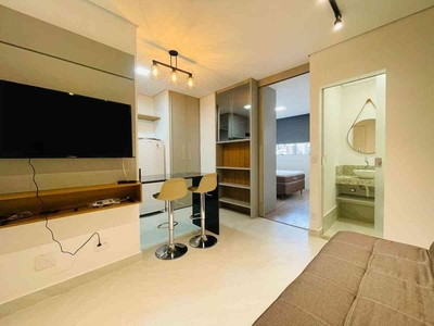 Apart Hotel com 1 quarto para alugar no bairro Estoril, 34m²