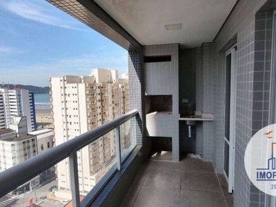 Apartamento com 1 dormitório novo para alugar, 52 m² por R$ 2.500/mês o pacote- Boqueirão - Praia Grande/SP