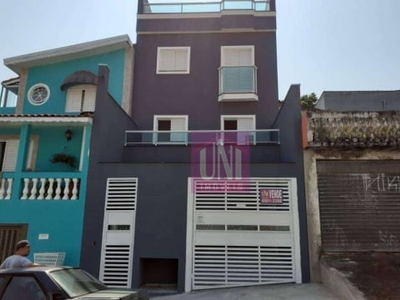 Apartamento com 2 dormitórios à venda, 50 m² por R$ 290.000,00 - Jardim Santo Alberto - Santo André/SP