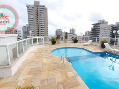 Apartamento com 2 dormitórios à venda, 87 m² por r$ 600.000,00 - canto do forte - praia grande/sp