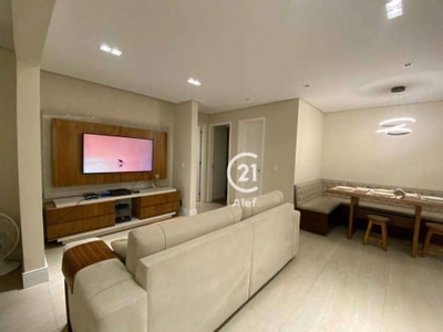 Apartamento com 2 dormitórios para alugar, 75 m² por R$ 4.786,00/mês - Vila Anastácio - São Paulo/SP