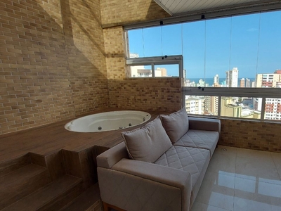 Apartamento Duplex em Vila Guilhermina, Praia Grande/SP de 100m² 2 quartos à venda por R$ 694.000,00