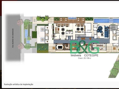 Apartamento em Aclimação, São Paulo/SP de 51m² 1 quartos à venda por R$ 647.720,00