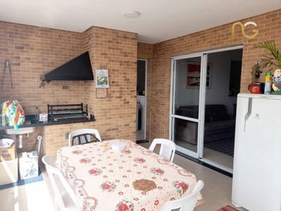 Apartamento em Vila Guilhermina, Praia Grande/SP de 126m² 3 quartos à venda por R$ 999.000,00