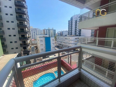 Apartamento em Cidade Ocian, Praia Grande/SP de 55m² 1 quartos à venda por R$ 257.000,00