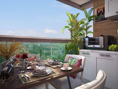 Apartamento em Boqueirão, Praia Grande/SP de 62m² 2 quartos à venda por R$ 417.000,00