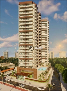 Apartamento em Vila Mirim, Praia Grande/SP de 79m² 2 quartos à venda por R$ 499.000,00