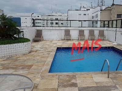 Apartamento em Boqueirão, Santos/SP de 58m² 1 quartos à venda por R$ 469.000,00