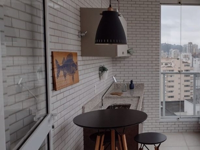 Apartamento em Boqueirão, Santos/SP de 58m² 1 quartos à venda por R$ 634.000,00