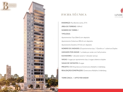 Apartamento em Cambuí, Campinas/SP de 256m² 4 quartos à venda por R$ 3.993.000,00